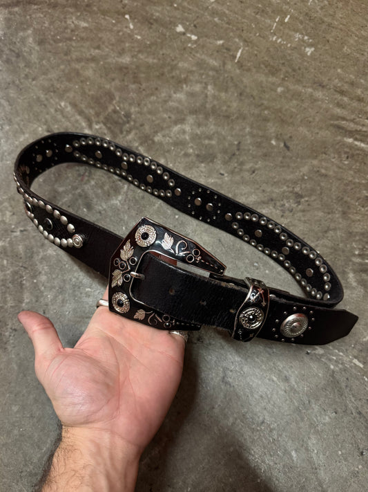 Tornado Mart Leather Studded Belt [28]
