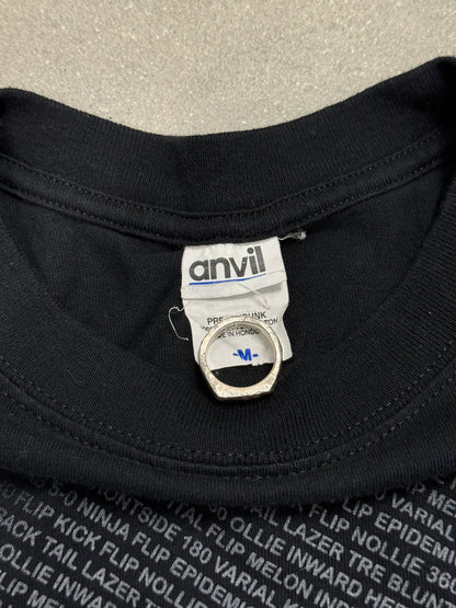 Vintage Y2K Become A Victim of Skateboarding T-Shirt [M]