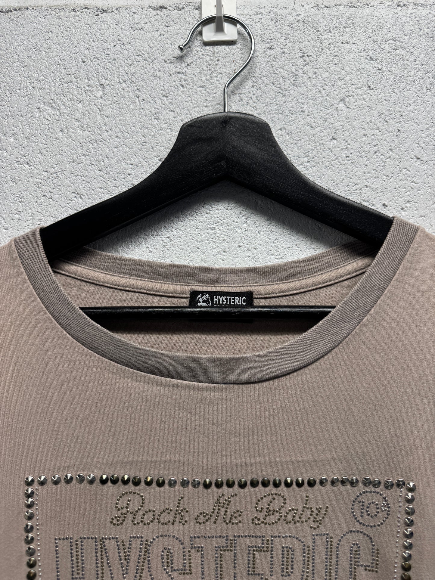 2000s Hysteric Glamour Studded Girl Longsleeve T-Shirt [M]