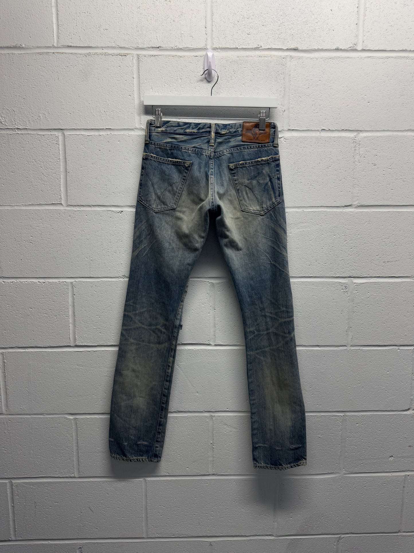 Hysteric Glamour Low Rise Ripped Skinny Jeans [28"]