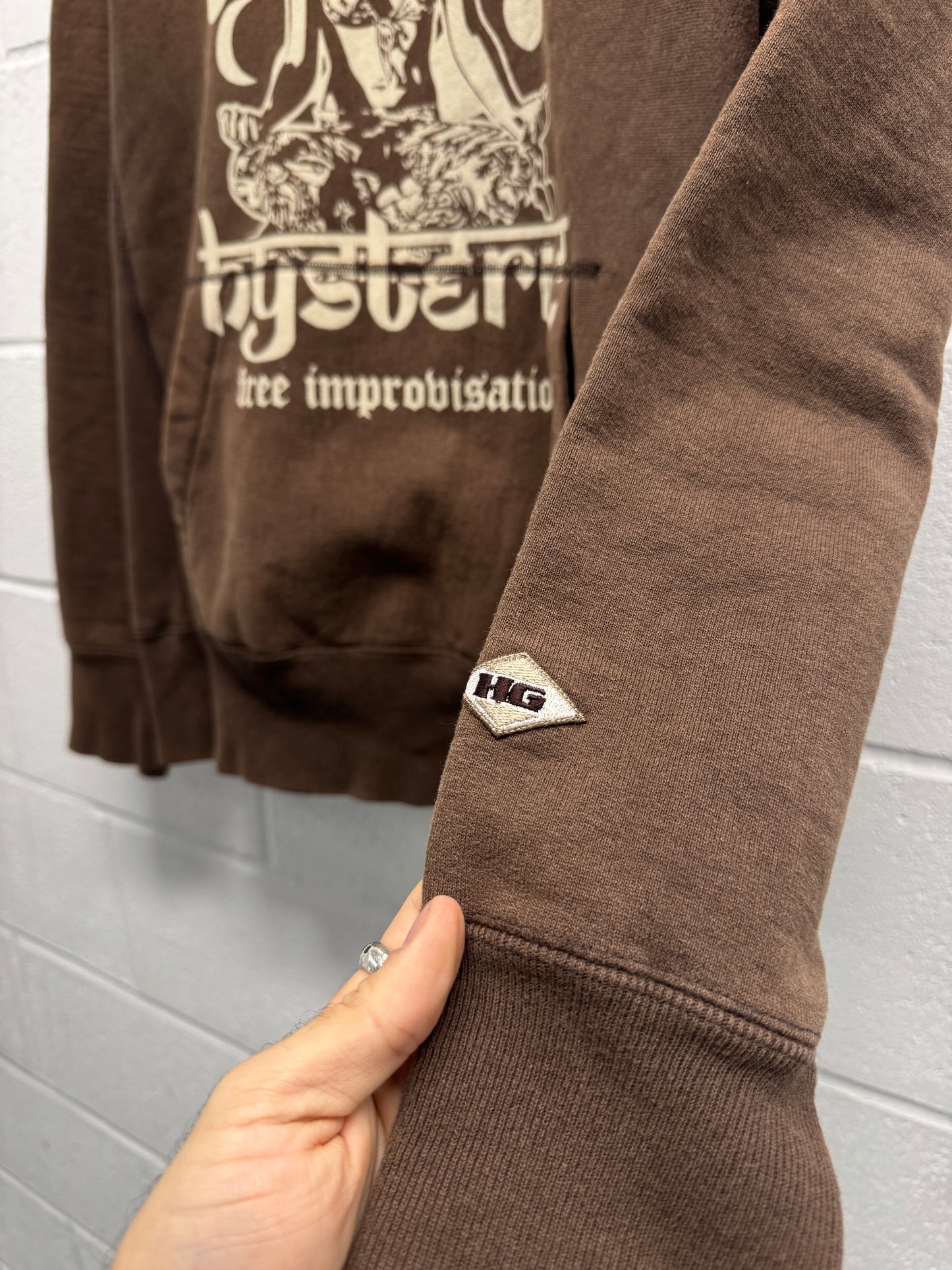 1990s Hysteric Glamour "Daily Improvisations" Hoodie [L]