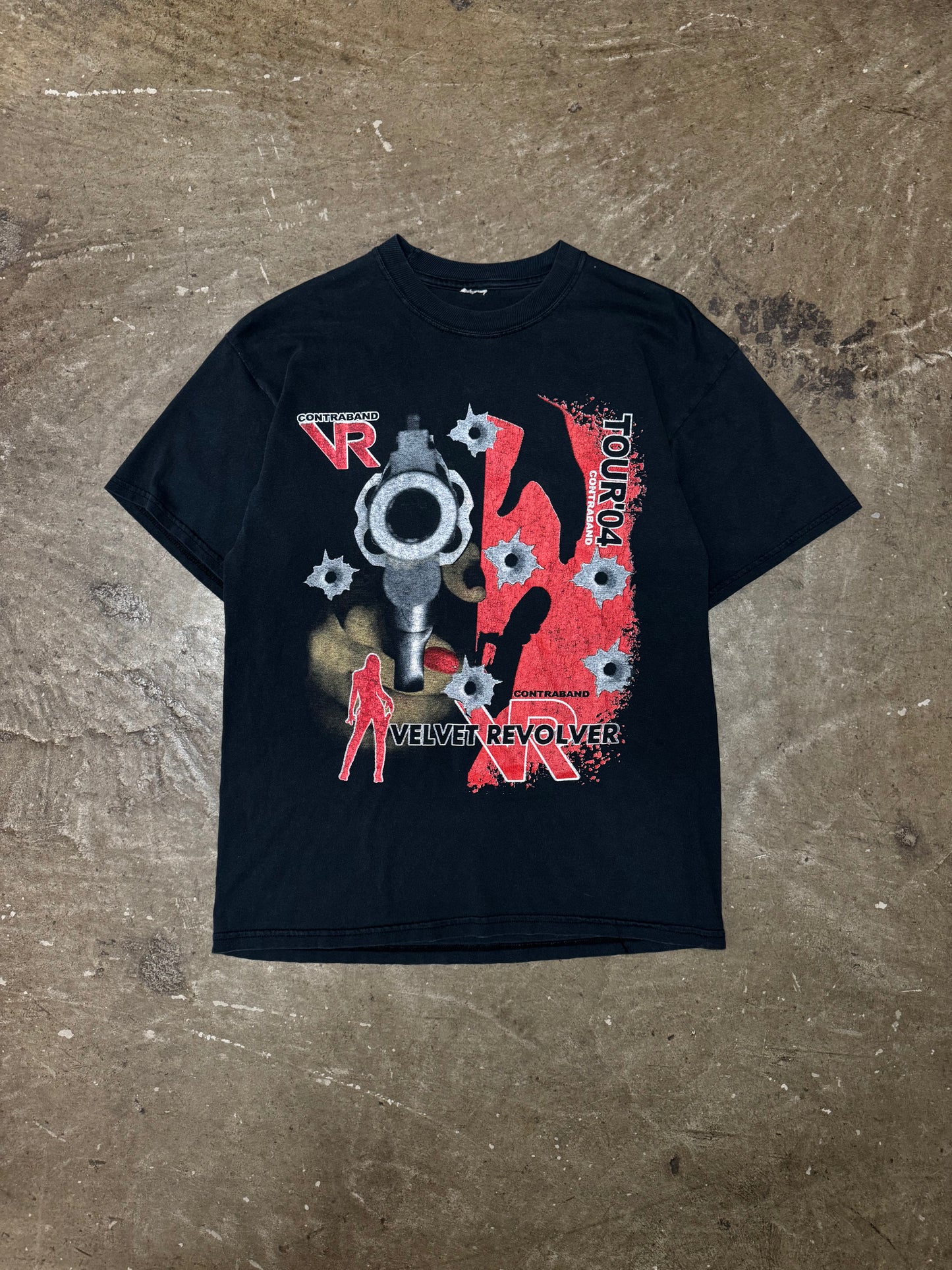 2000s Velvet Revolver Contraband Tour Band T-Shirt [L]