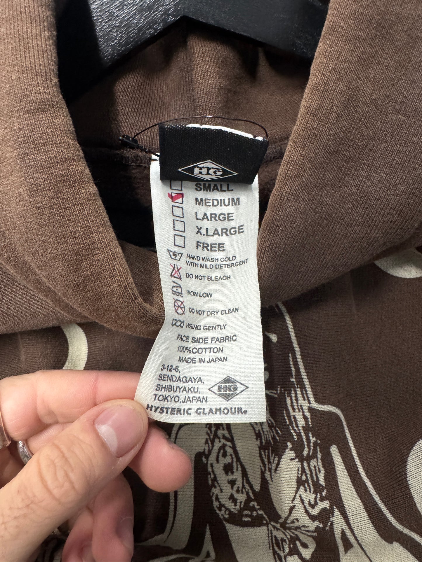 1990s Hysteric Glamour "Daily Improvisations" Hoodie [L]