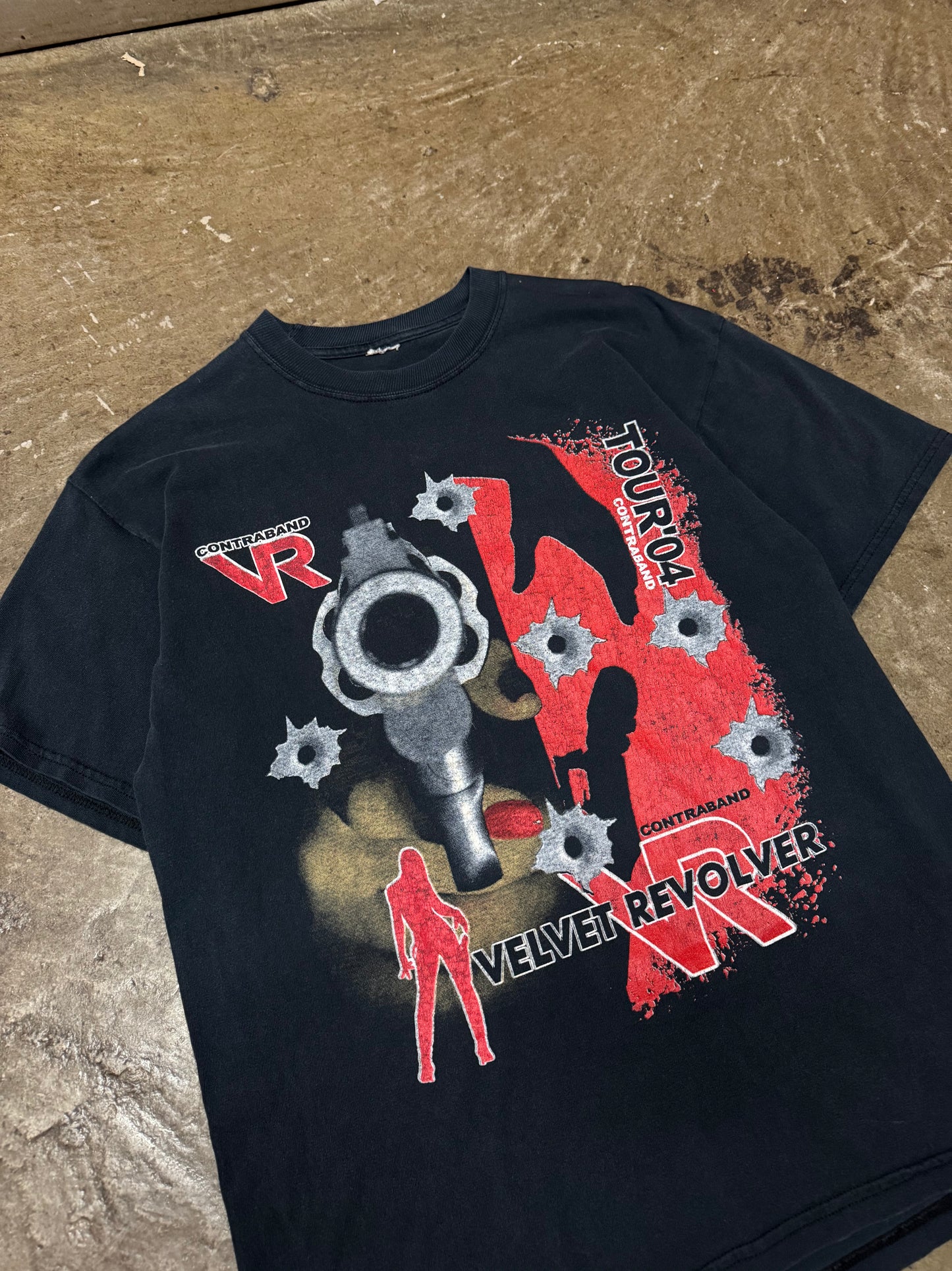 2000s Velvet Revolver Contraband Tour Band T-Shirt [L]