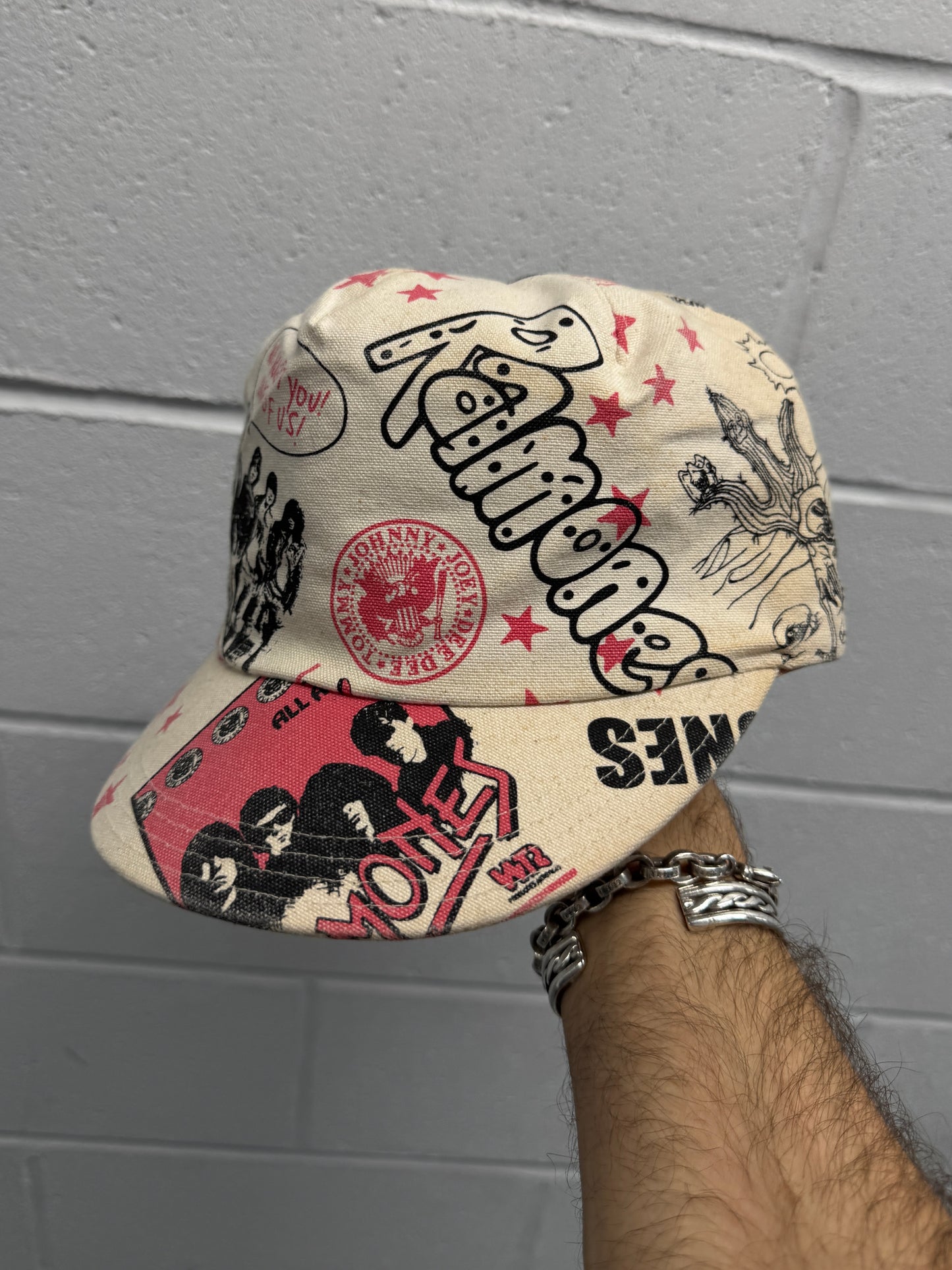 1990s Hysteric Glamour x Ramones Cadet Cap [OS]