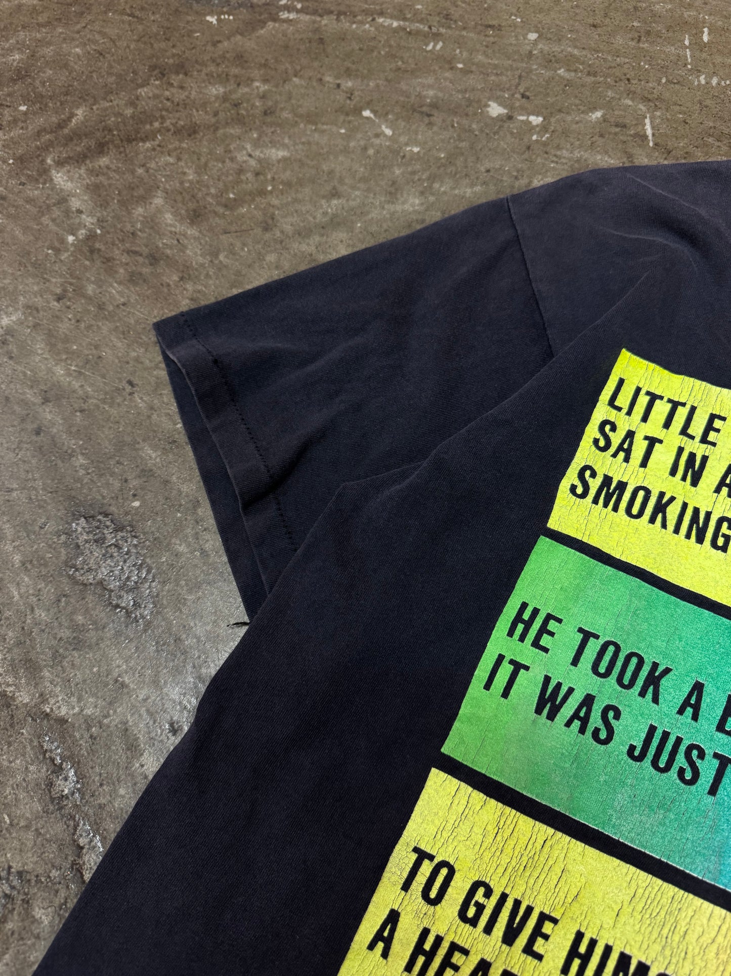 1990s Crack Kills "Little Jack Horner" Drug Warning T-Shirt [L/XL]