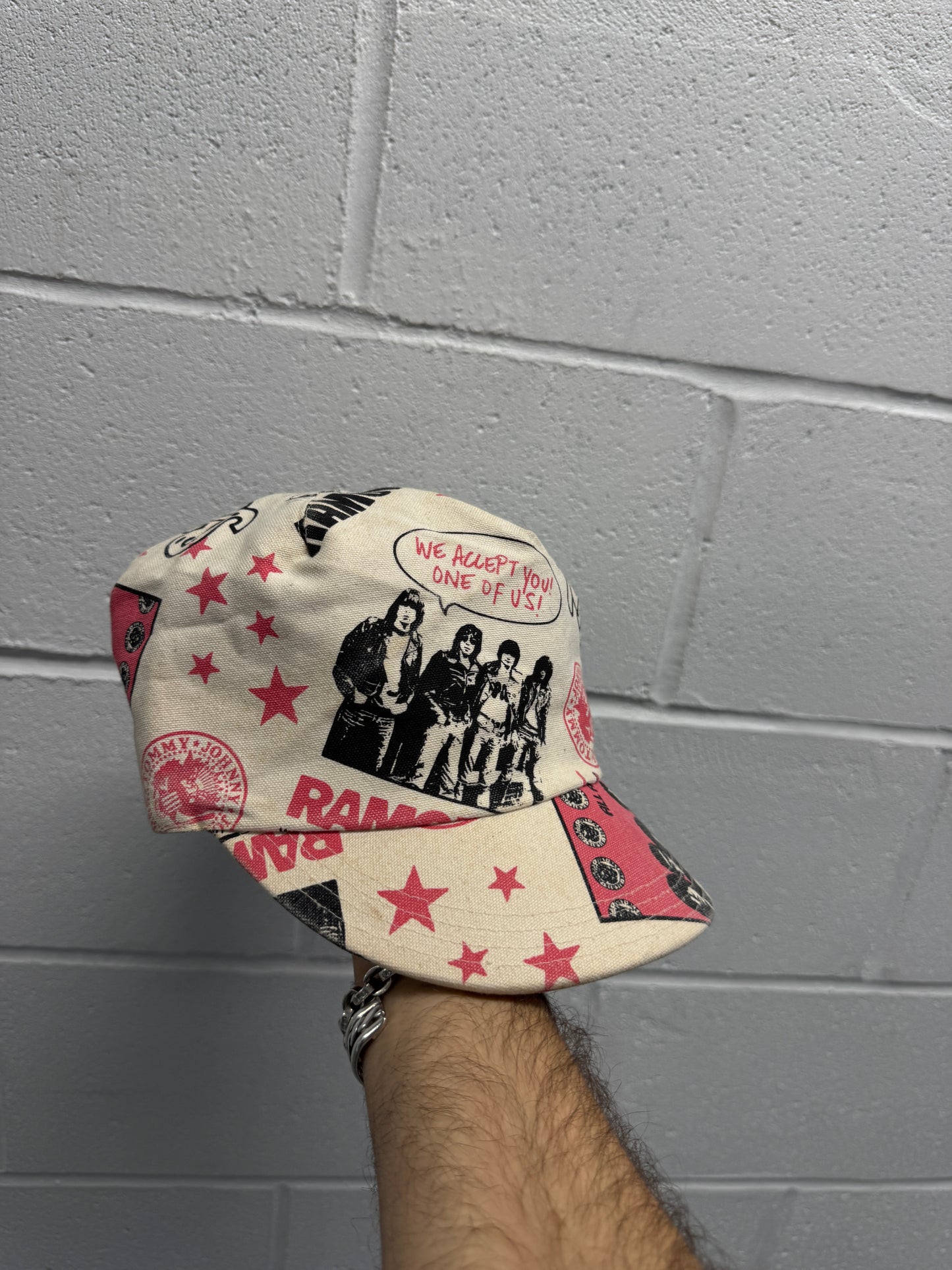 1990s Hysteric Glamour x Ramones Cadet Cap [OS]