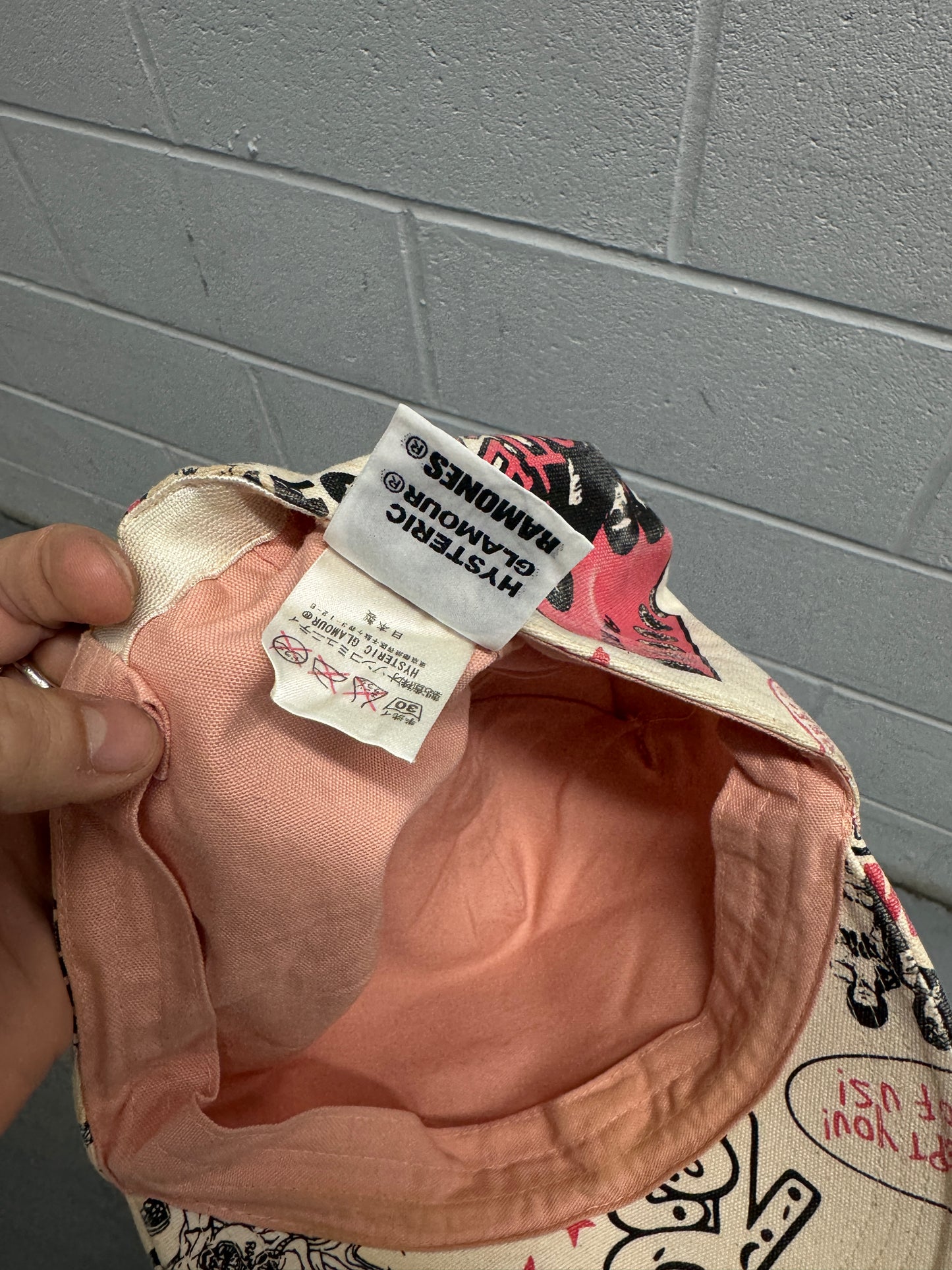 1990s Hysteric Glamour x Ramones Cadet Cap [OS]