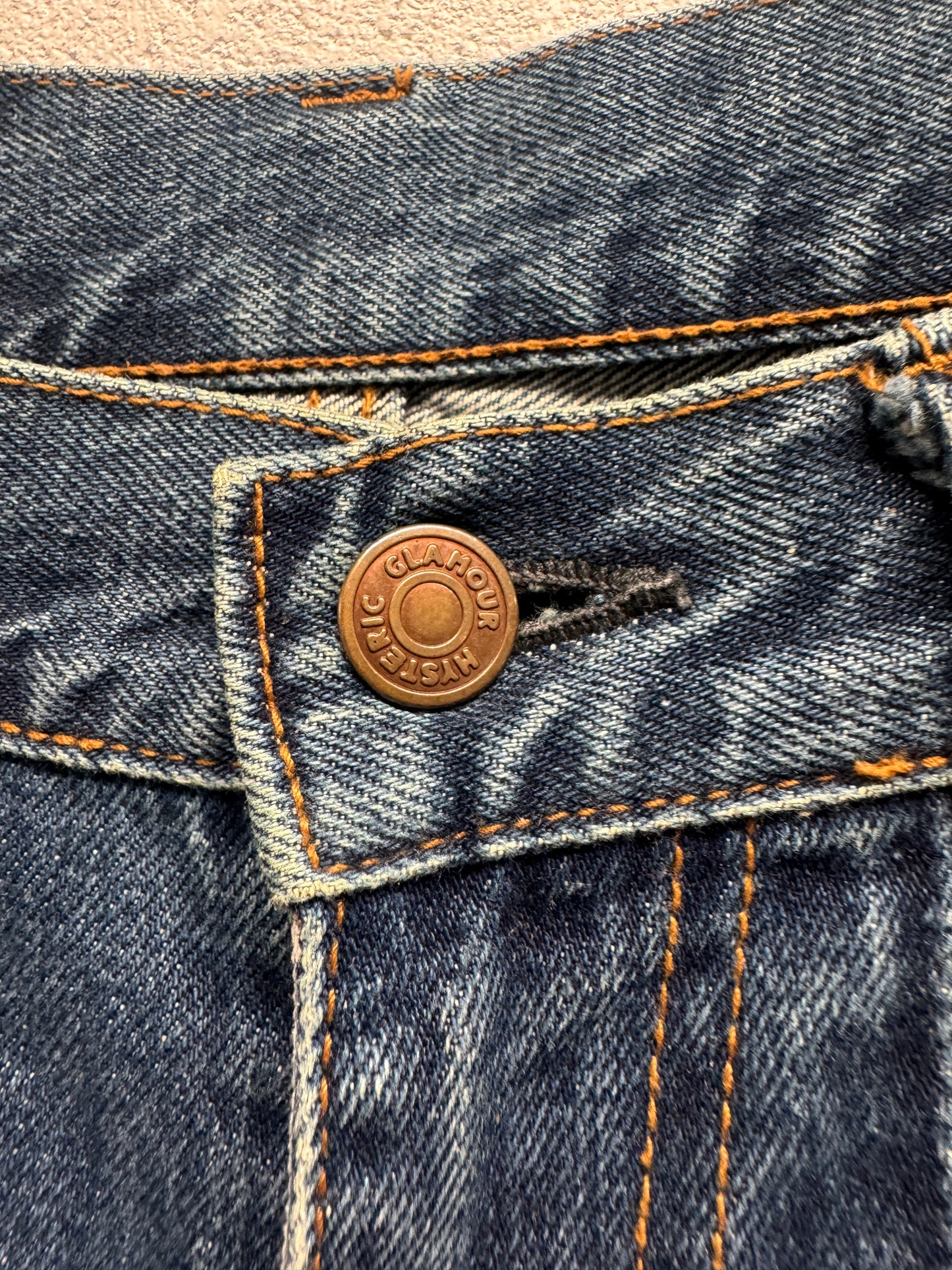 1990s Hysteric Glamour Kinky Jeans Star Patchwork Flares [29"]