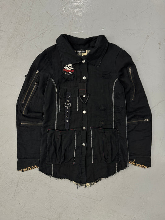 2000s Hiderock Design Punk Japanese Brand Button Up Shirt [L]