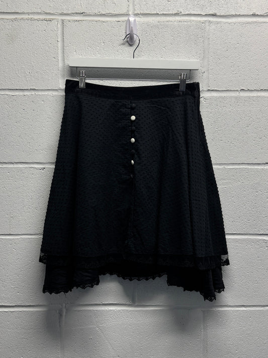 Y2K Lip Service Button Layered Skirt [S, 29"]
