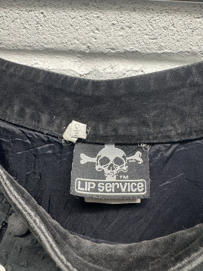 Y2K Lip Service Button Layered Skirt [S, 29"]