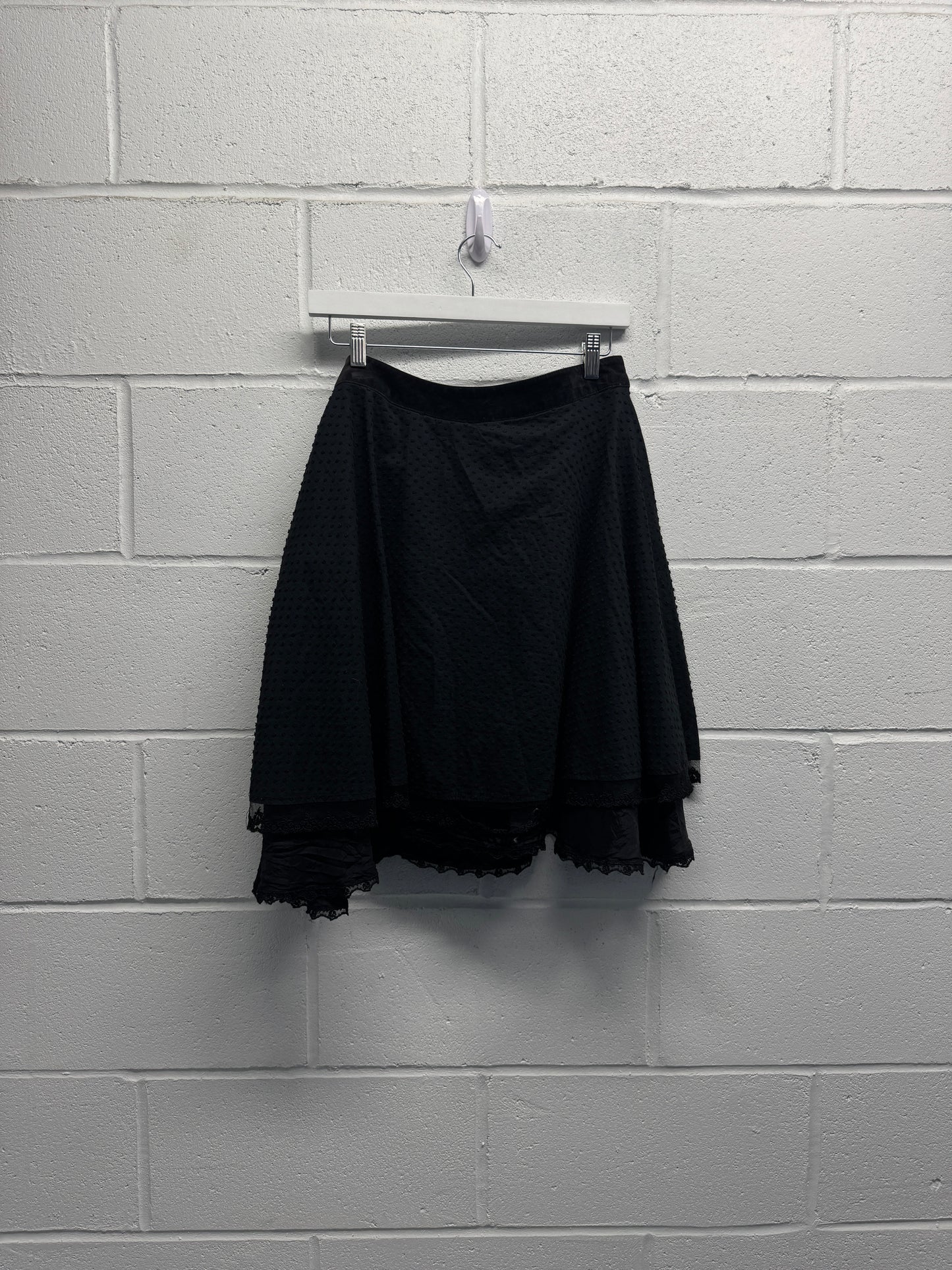 Y2K Lip Service Button Layered Skirt [S, 29"]