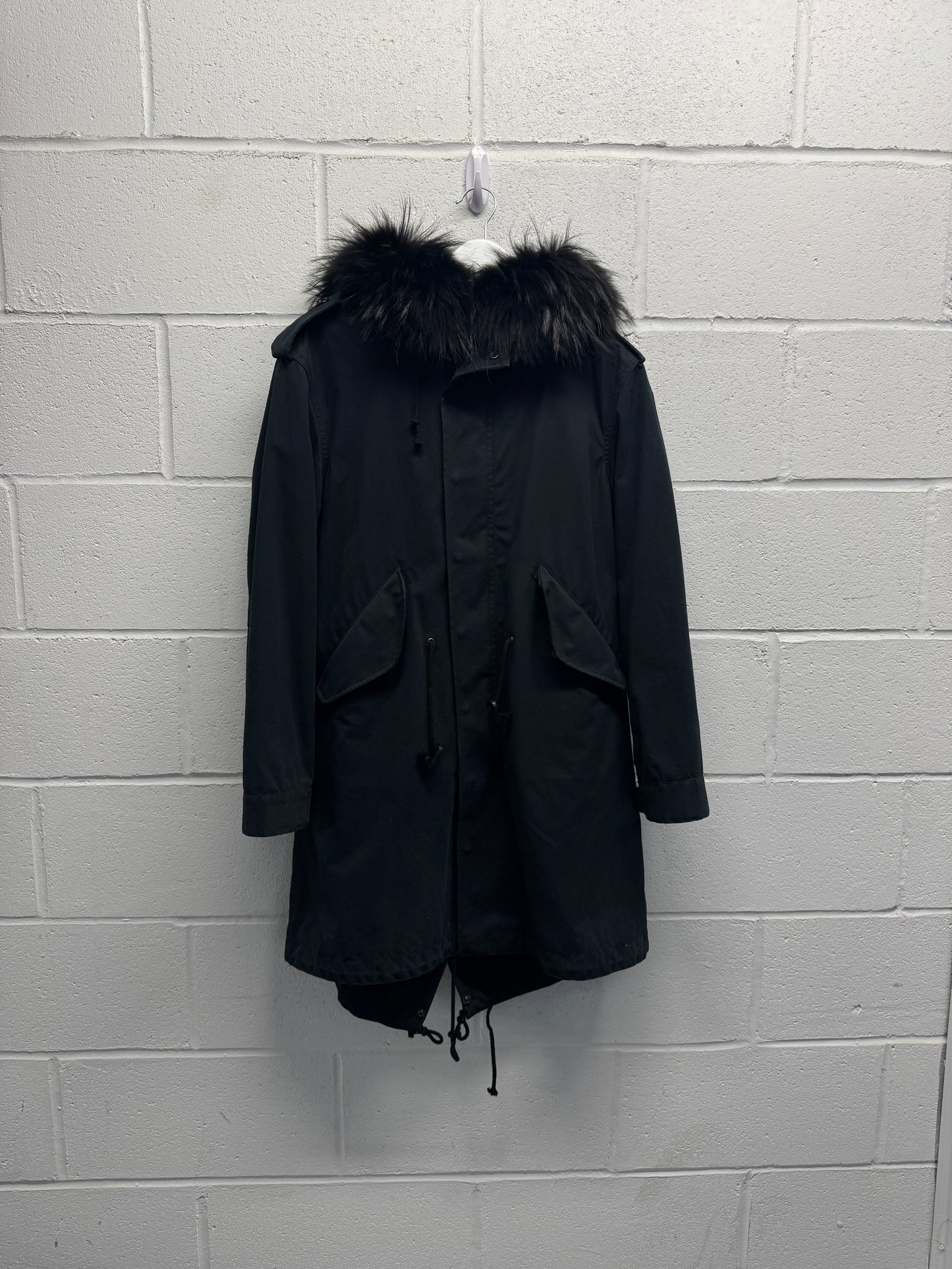Japanese Brand Fur Hooded Parka [M]
