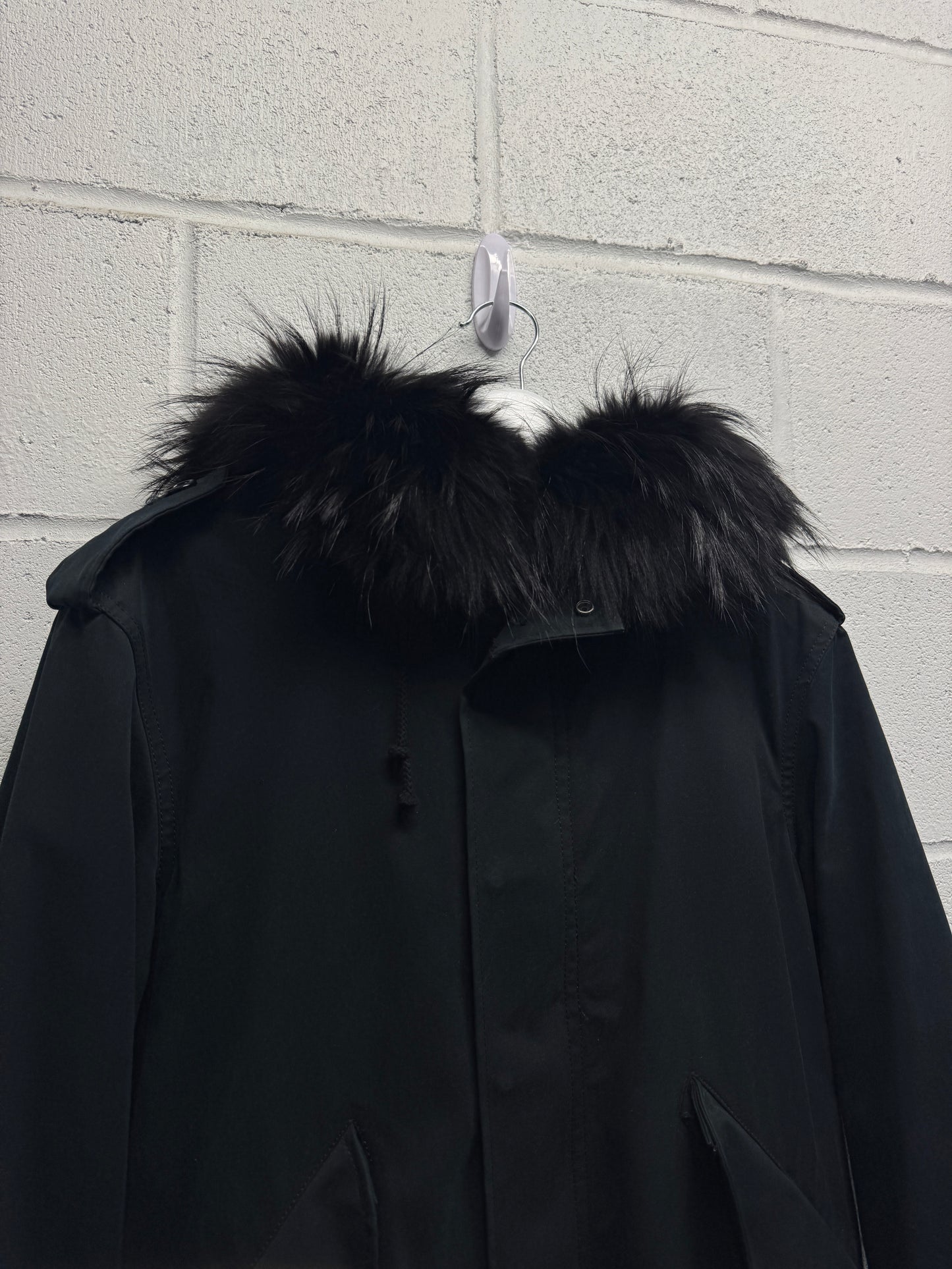 Japanese Brand Fur Hooded Parka [M]