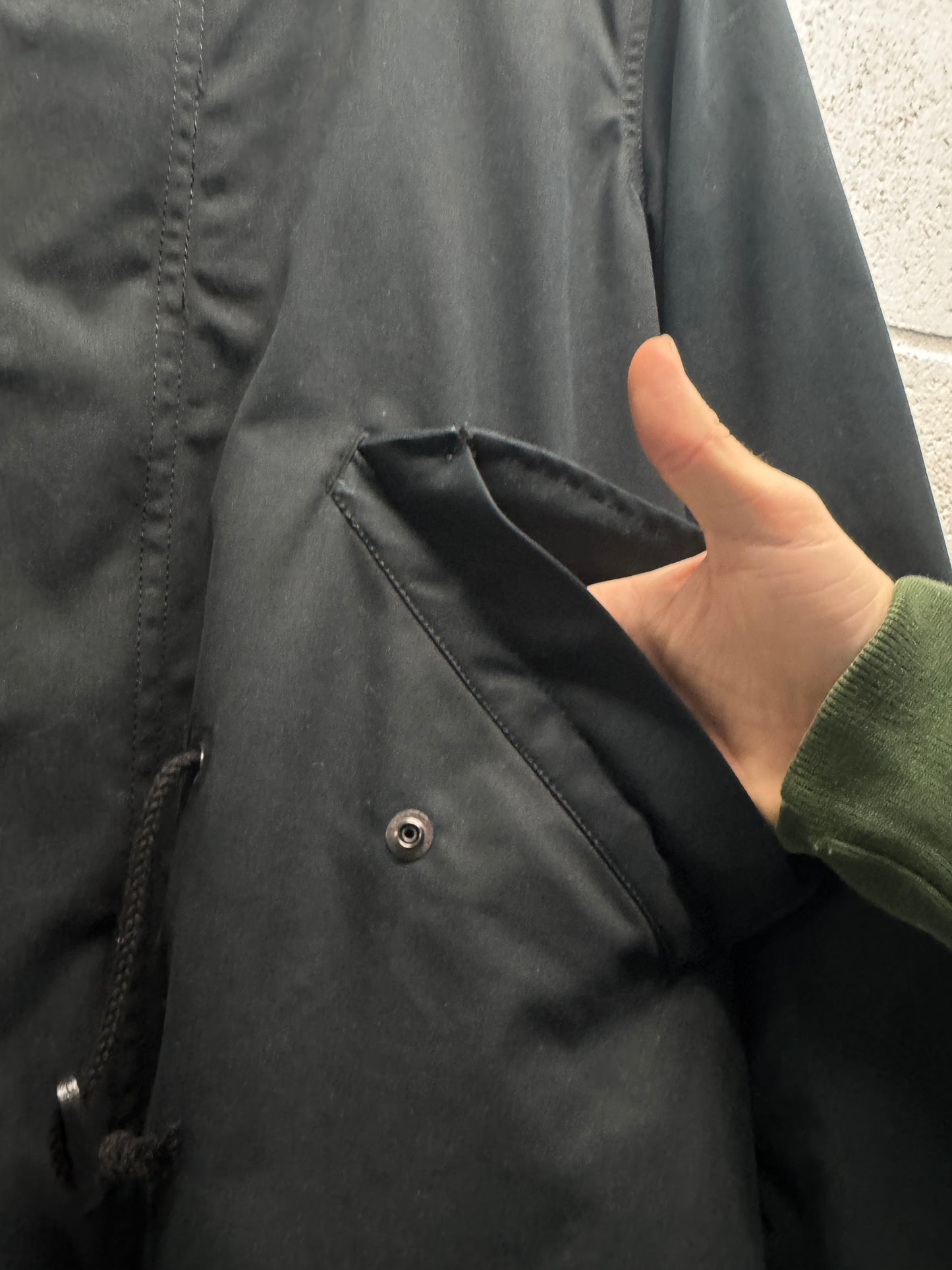 Japanese Brand Fur Hooded Parka [M]