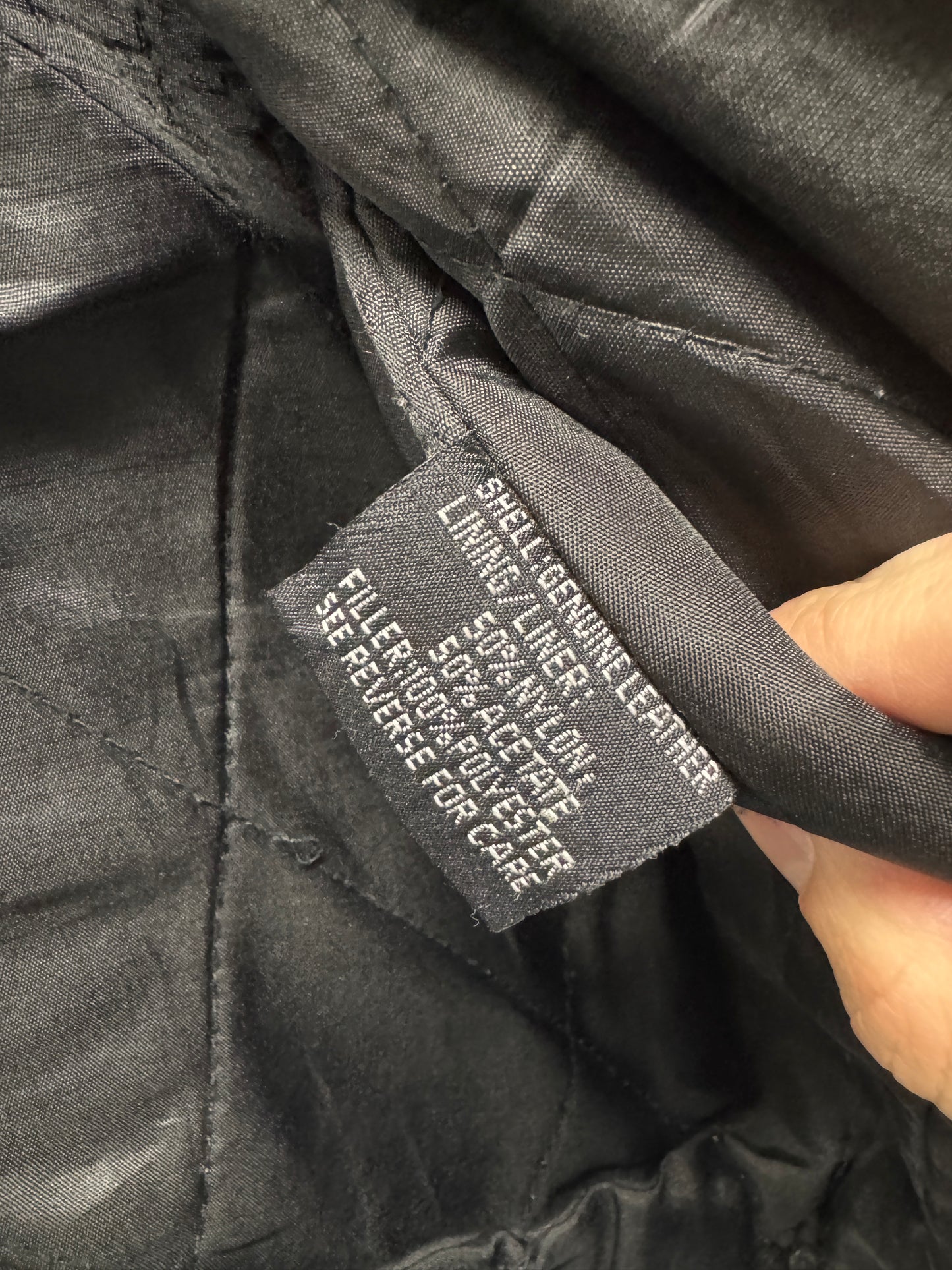 1990s Leather Moto Jacket [L/XL]