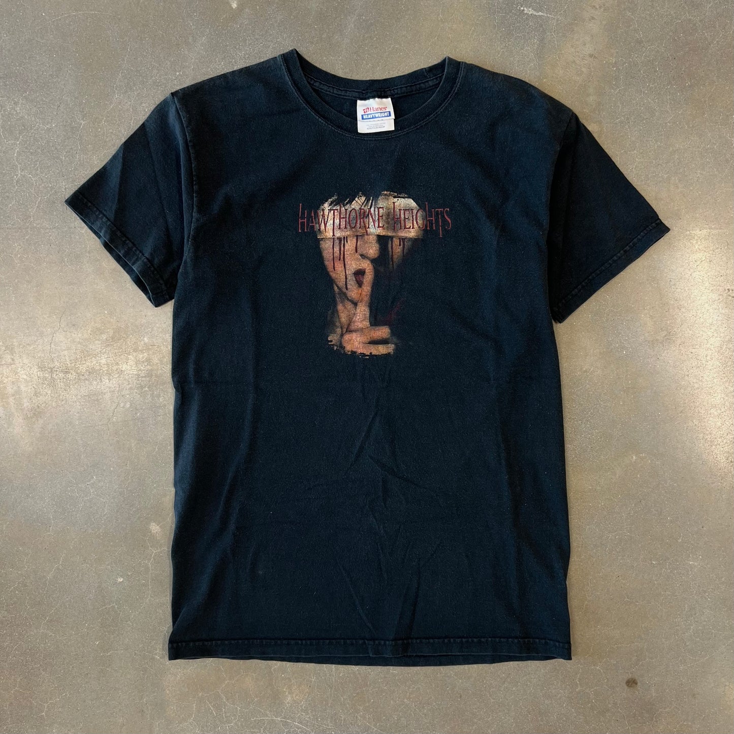 Y2K Hawthorne Heights Rock Band T-Shirt [S]