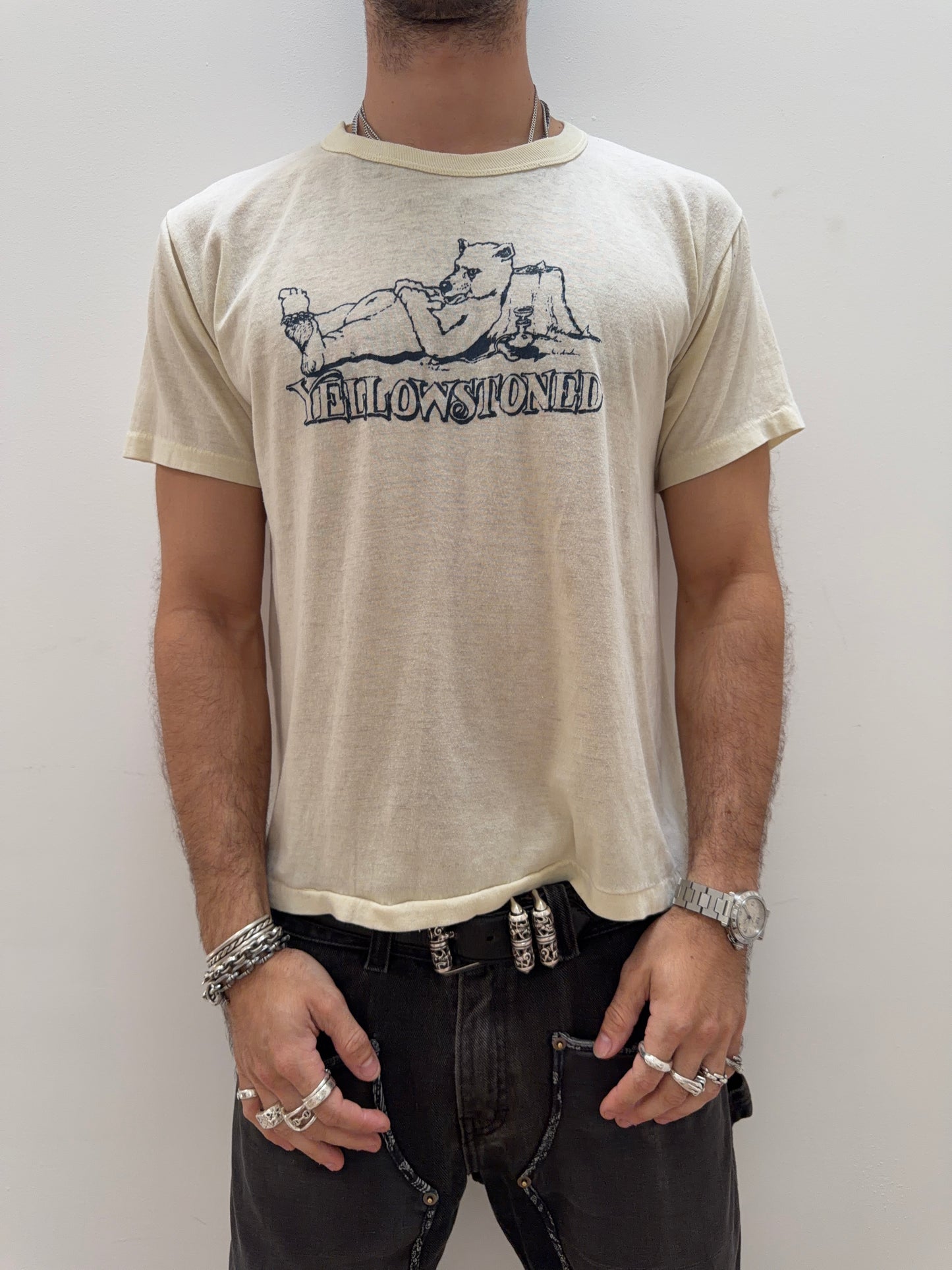1980s Yellowstoned Parody T-Shirt [M]