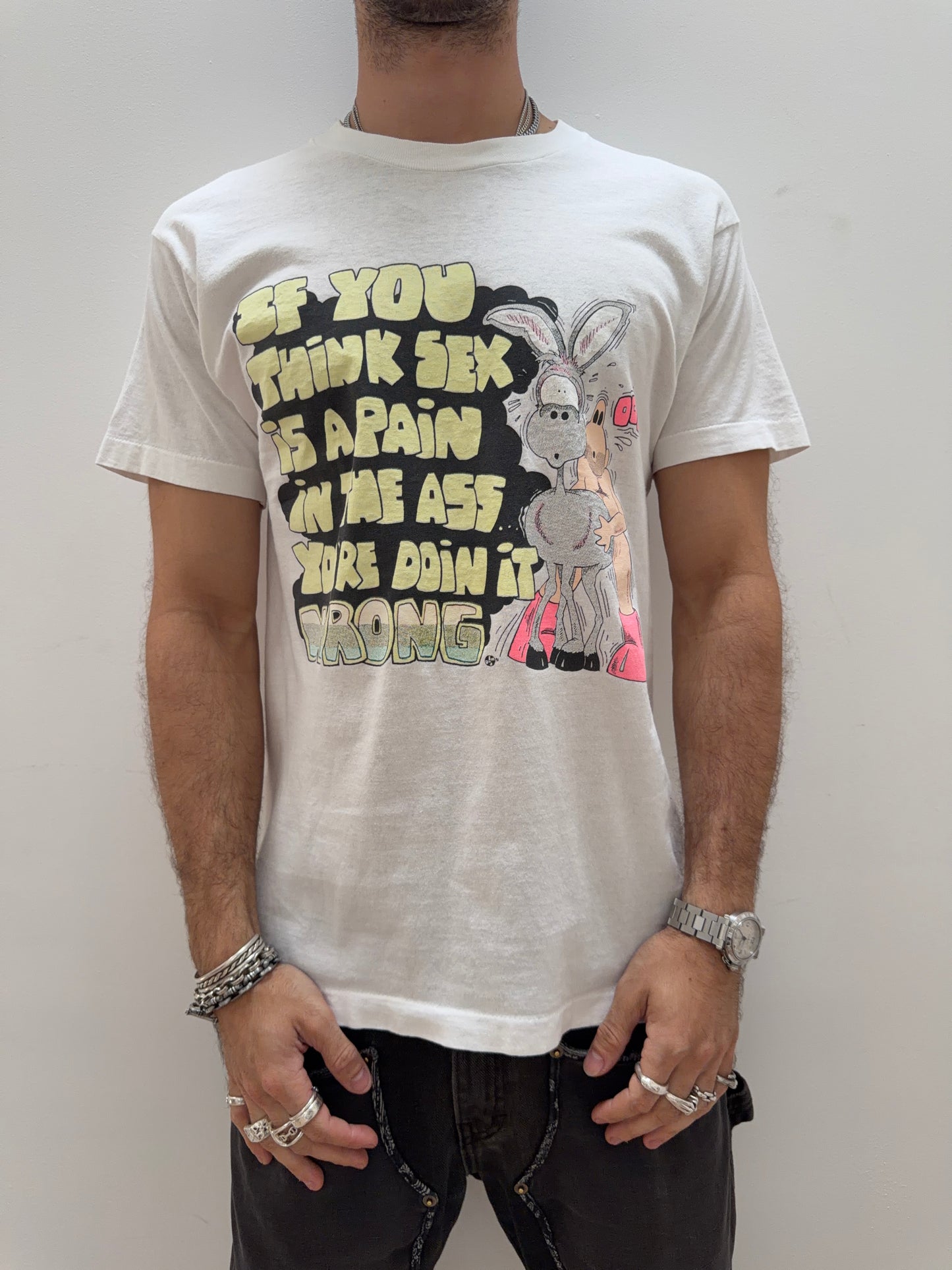1990s Sex Humor Parody T-Shirt [M/L]