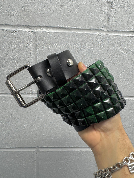 Y2K Black/Green Studded Belt [36]
