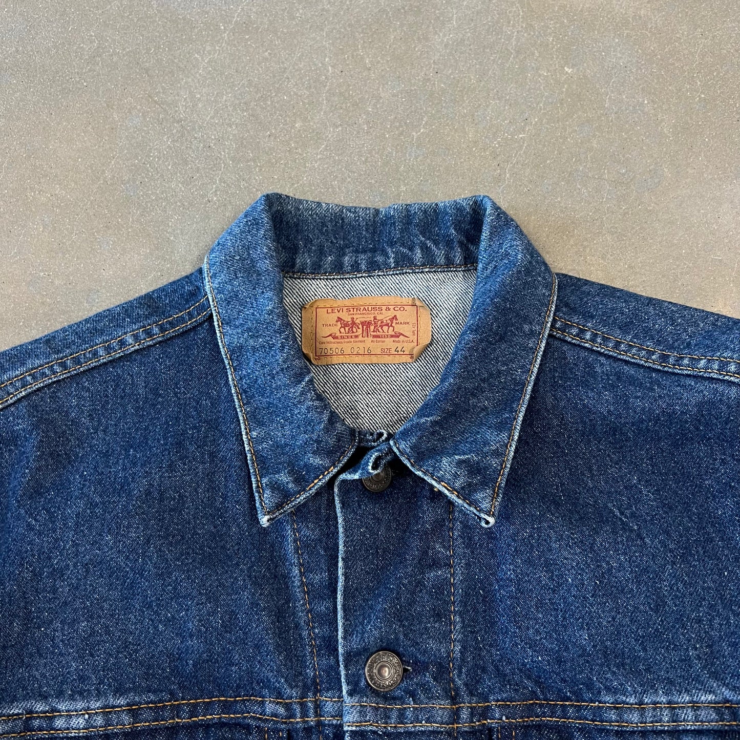 1990s Levis Made in USA Trucker Jacket