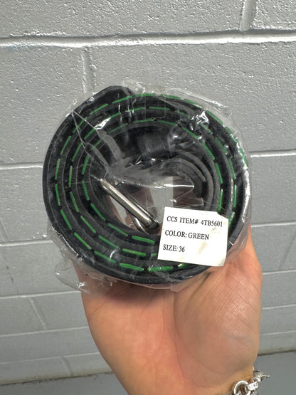 Y2K Black/Green Studded Belt [36]