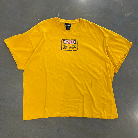 Y2K No Boundaries DANGER! T-Shirt [XL]