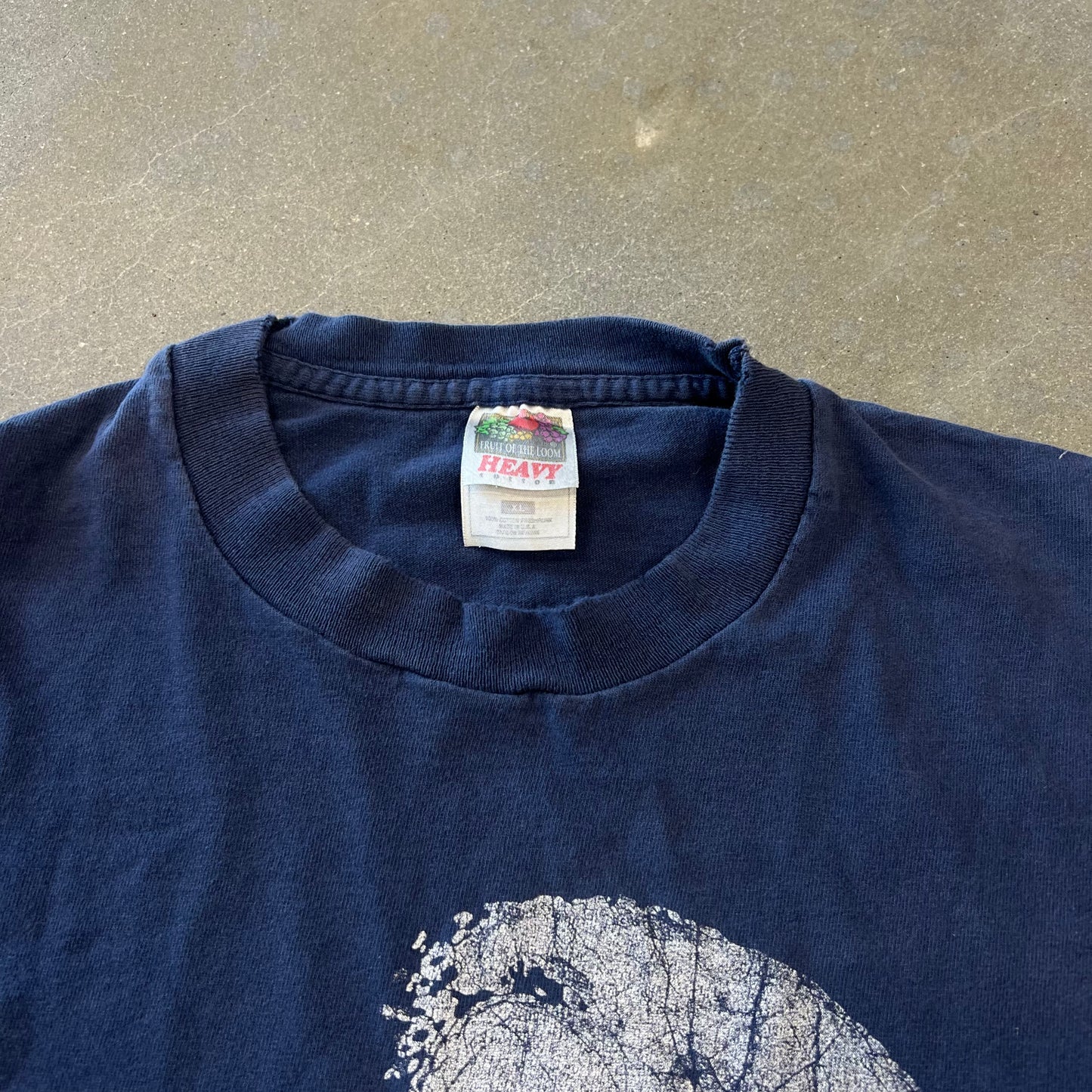 1990s Jerry Garcia Grateful Dead "The Breeze Would Stop To Listen" Longsleeve T-Shirt [XL]