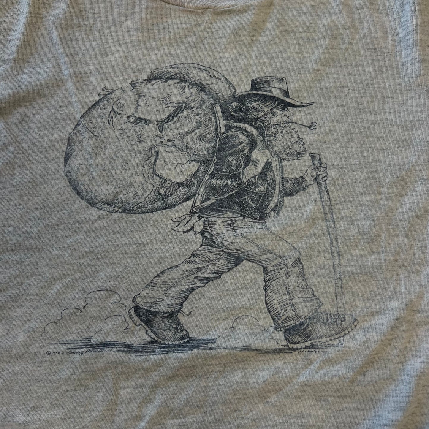 1990s Grateful Dead Looking Hiker Longsleeve T-Shirt [M]