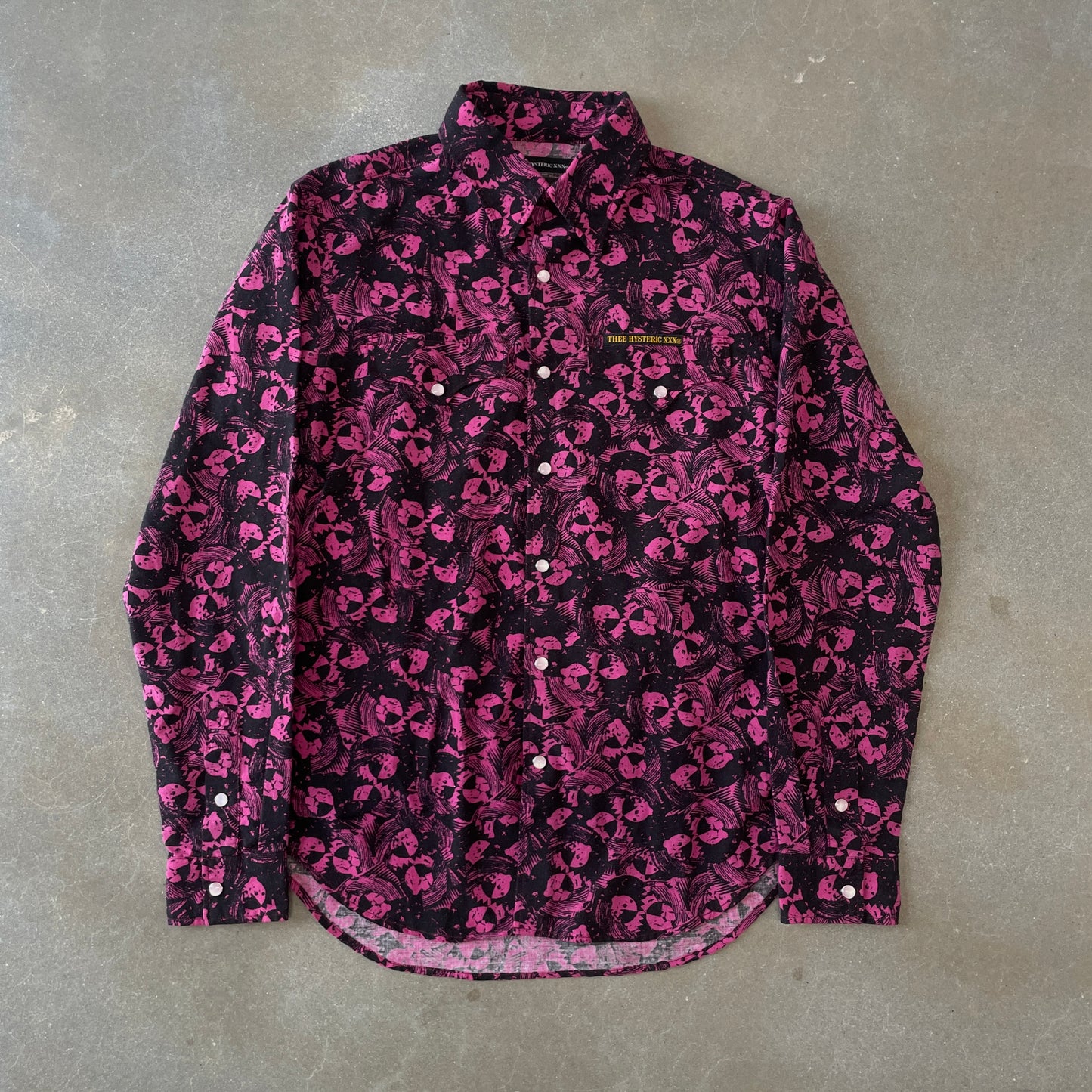 Hysteric Glamour x Rolling Stones Pearl Snaps Button-Up [S/M]