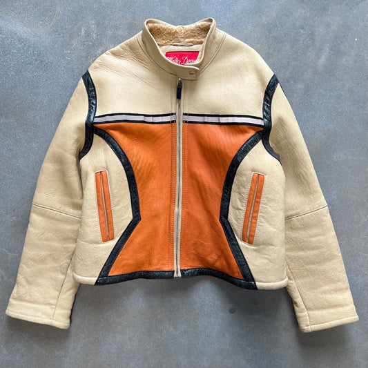 Y2K Walter Davoucci Leather Shearling Jacket [M/L]