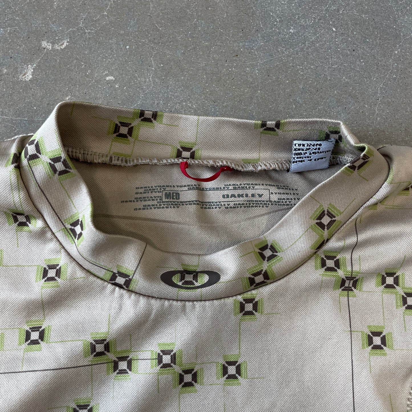 Y2K Oakley Mummy Stitch All Over Print Longsleeve [M/L]
