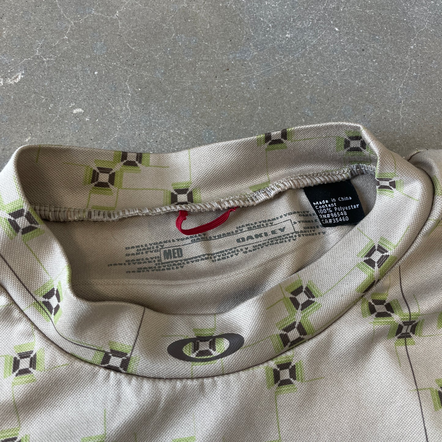 Y2K Oakley Mummy Stitch All Over Print Longsleeve [M/L]