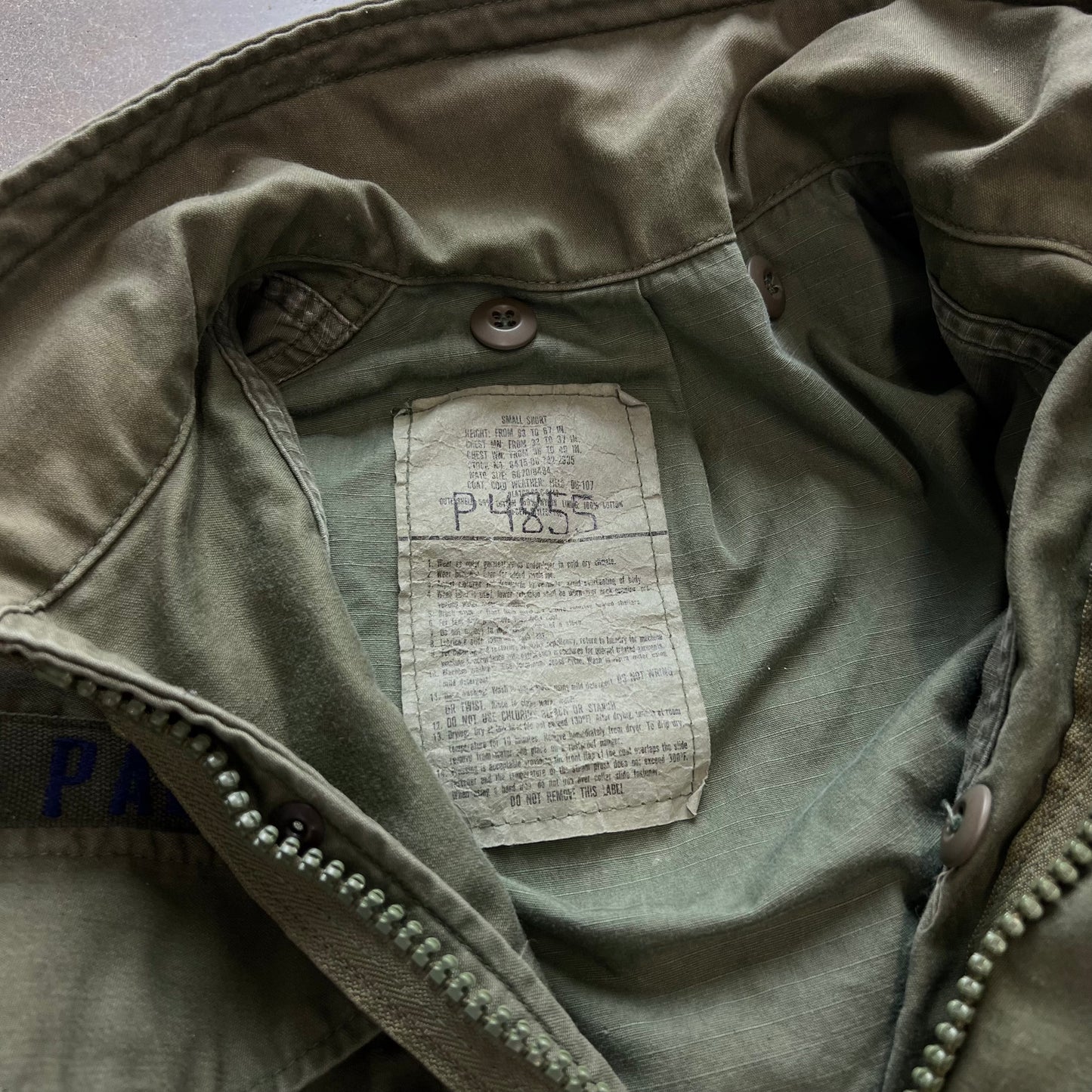 Vintage 1986 U.S. Air Force OG-107 Patched Jacket [S/M]