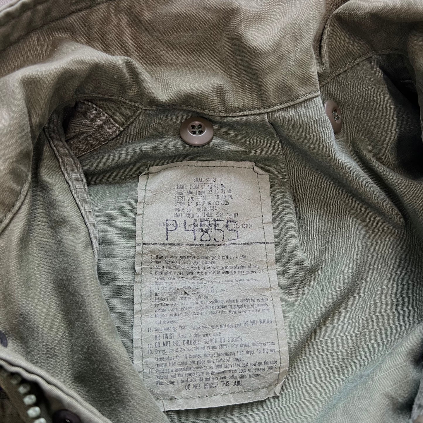 Vintage 1986 U.S. Air Force OG-107 Patched Jacket [S/M]