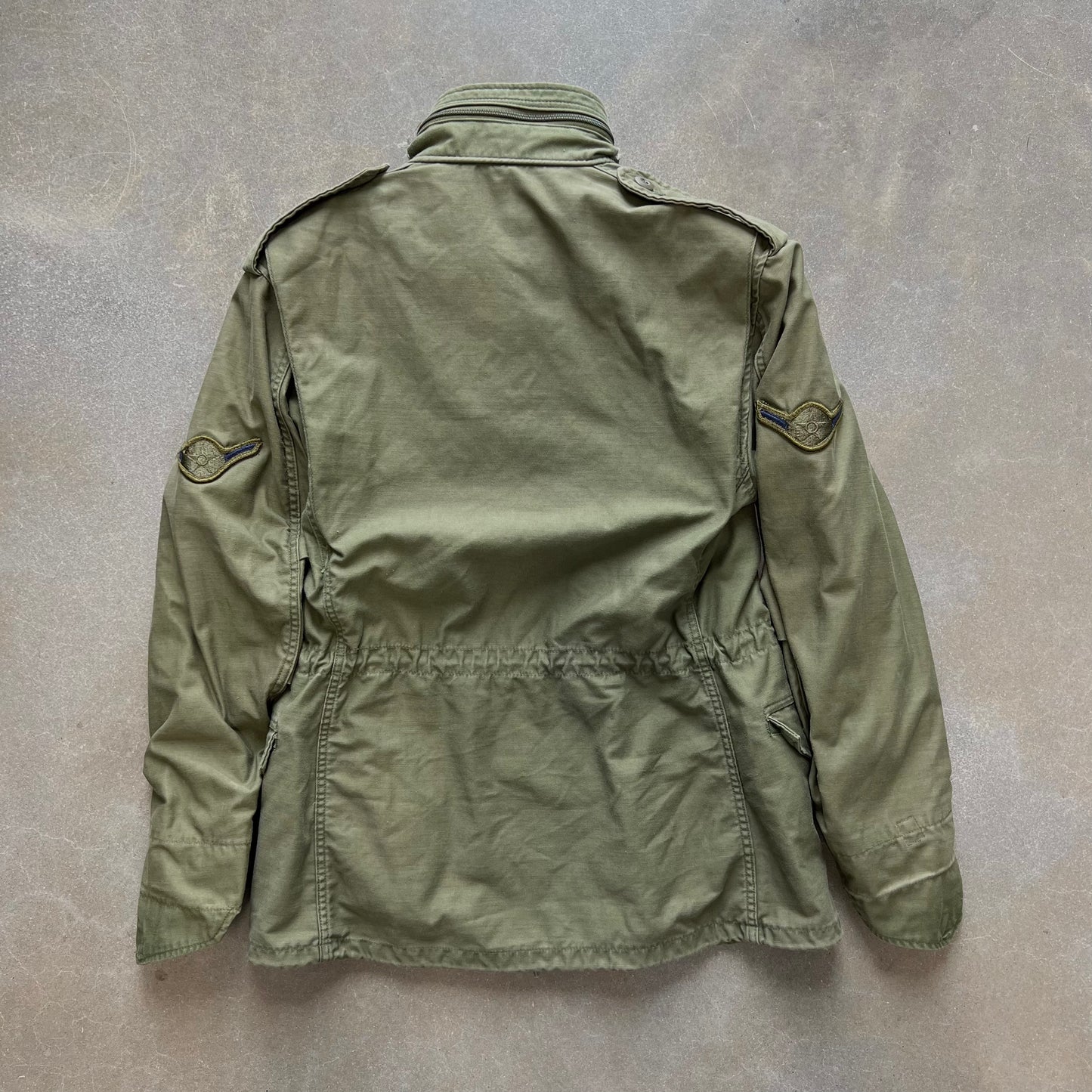 Vintage 1986 U.S. Air Force OG-107 Patched Jacket [S/M]