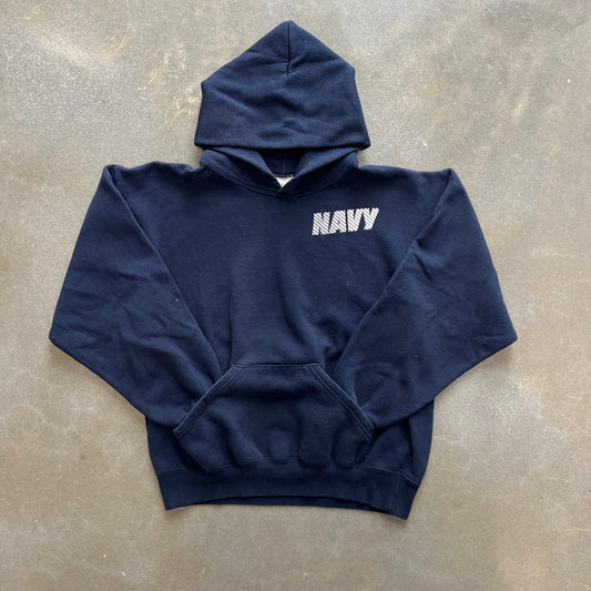 1990s Navy Hoodie [M]