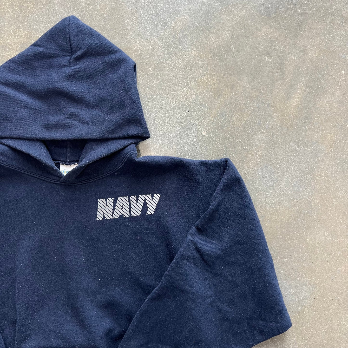 1990s Navy Hoodie [M]