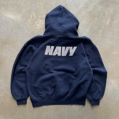 1990s Navy Hoodie [M]