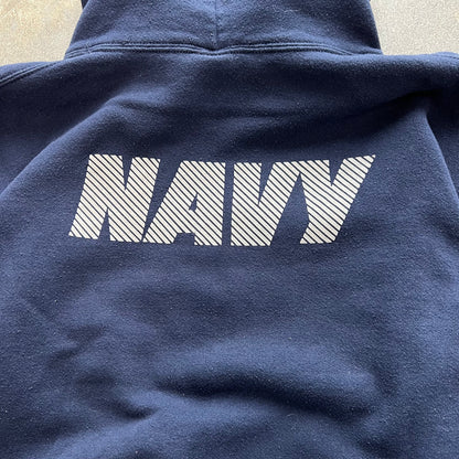 1990s Navy Hoodie [M]