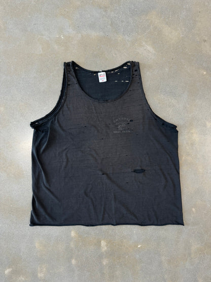 Vintage 1990s Thrashed US Navy Tanktop [XXL]