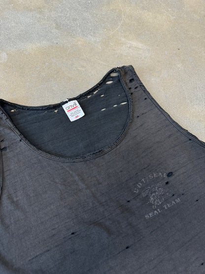 Vintage 1990s Thrashed US Navy Tanktop [XXL]