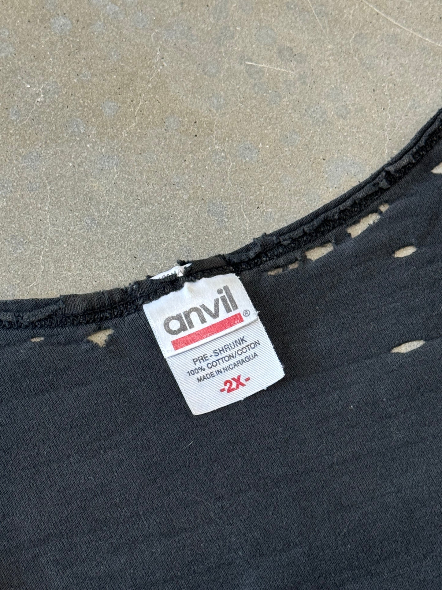 Vintage 1990s Thrashed US Navy Tanktop [XXL]