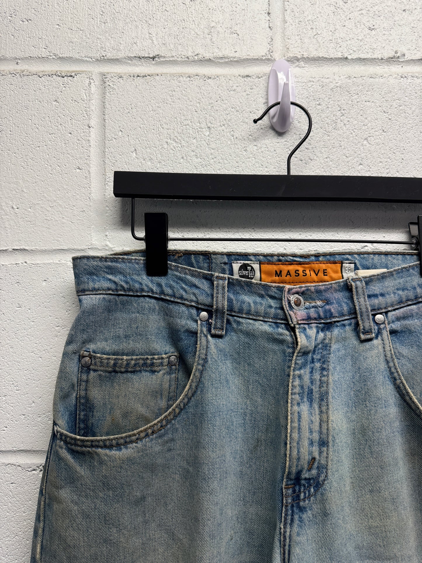 2000s Thrashed Levi's Silver Tabs Massive Bootcut [34]