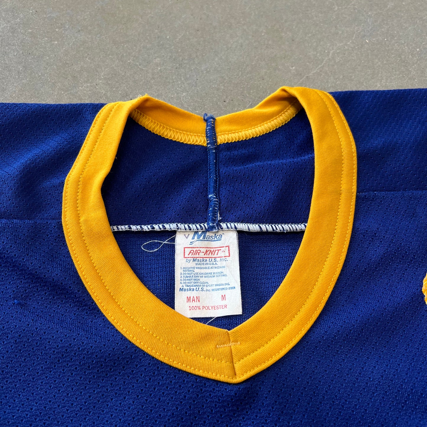 1980s Yellow Jackets Hockey Jersey