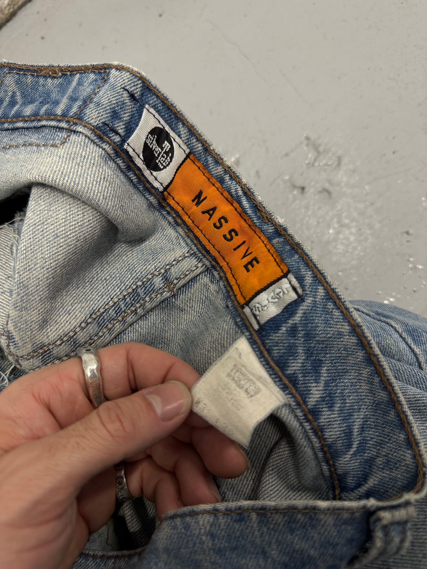 2000s Thrashed Levi's Silver Tabs Massive Bootcut [34]