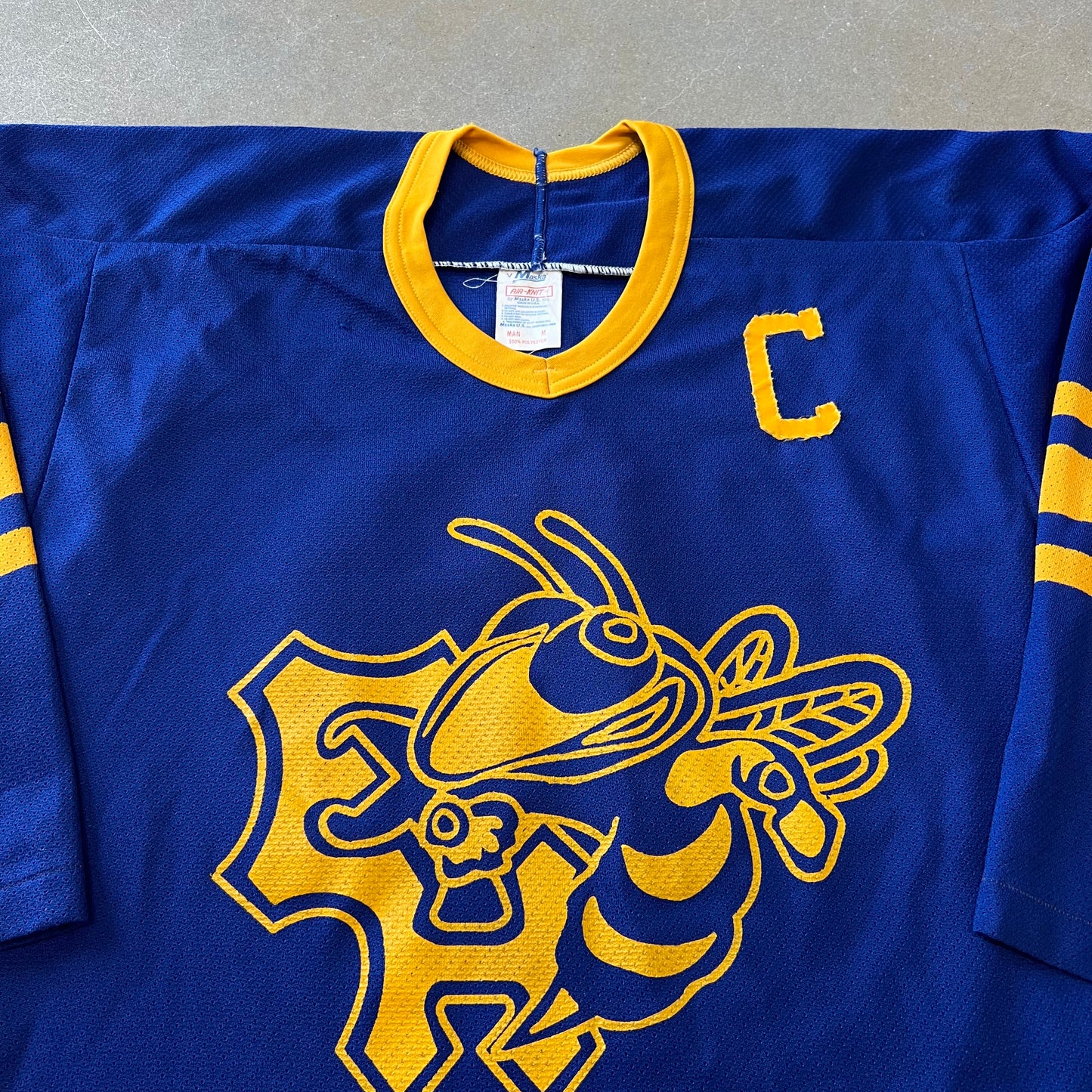 1980s Yellow Jackets Hockey Jersey