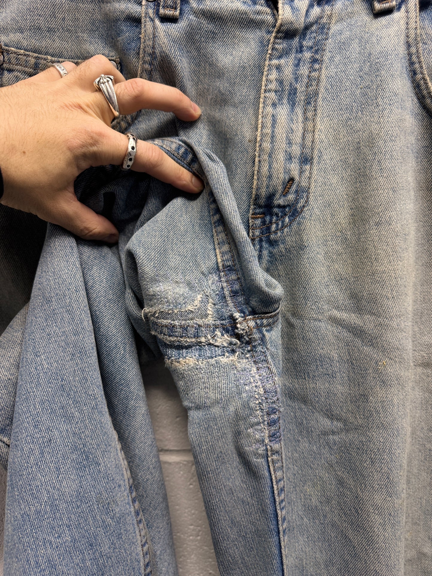 2000s Thrashed Levi's Silver Tabs Massive Bootcut [34]