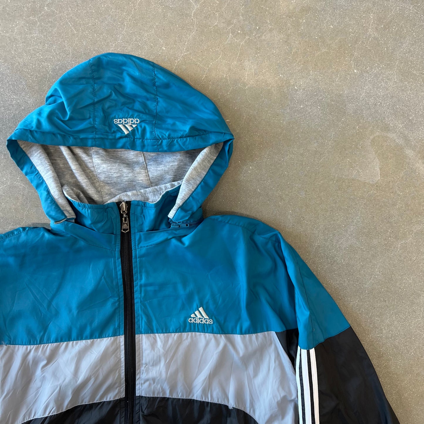 Y2K Reversible Adidas Zip-Up [L]